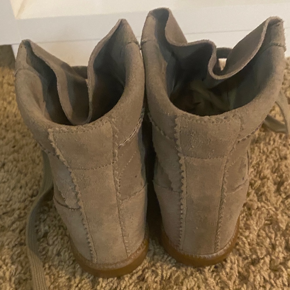 Isabel Marant Brown Wedge Sneakers - Picture 3 of 10